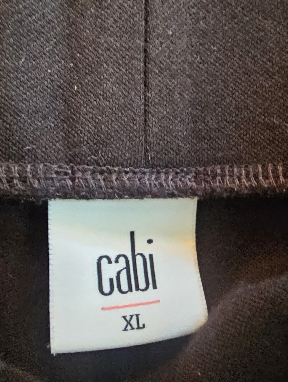 Cabi Faux Leather Leggings Sz Xl With 28" Inseam, In Good Condition! - Picture 5 of 5
